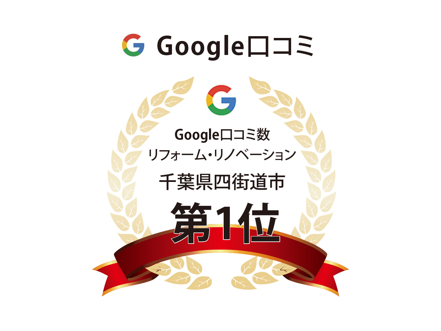 リフォーム・リノベーション部門
千葉県四街道市NO.1