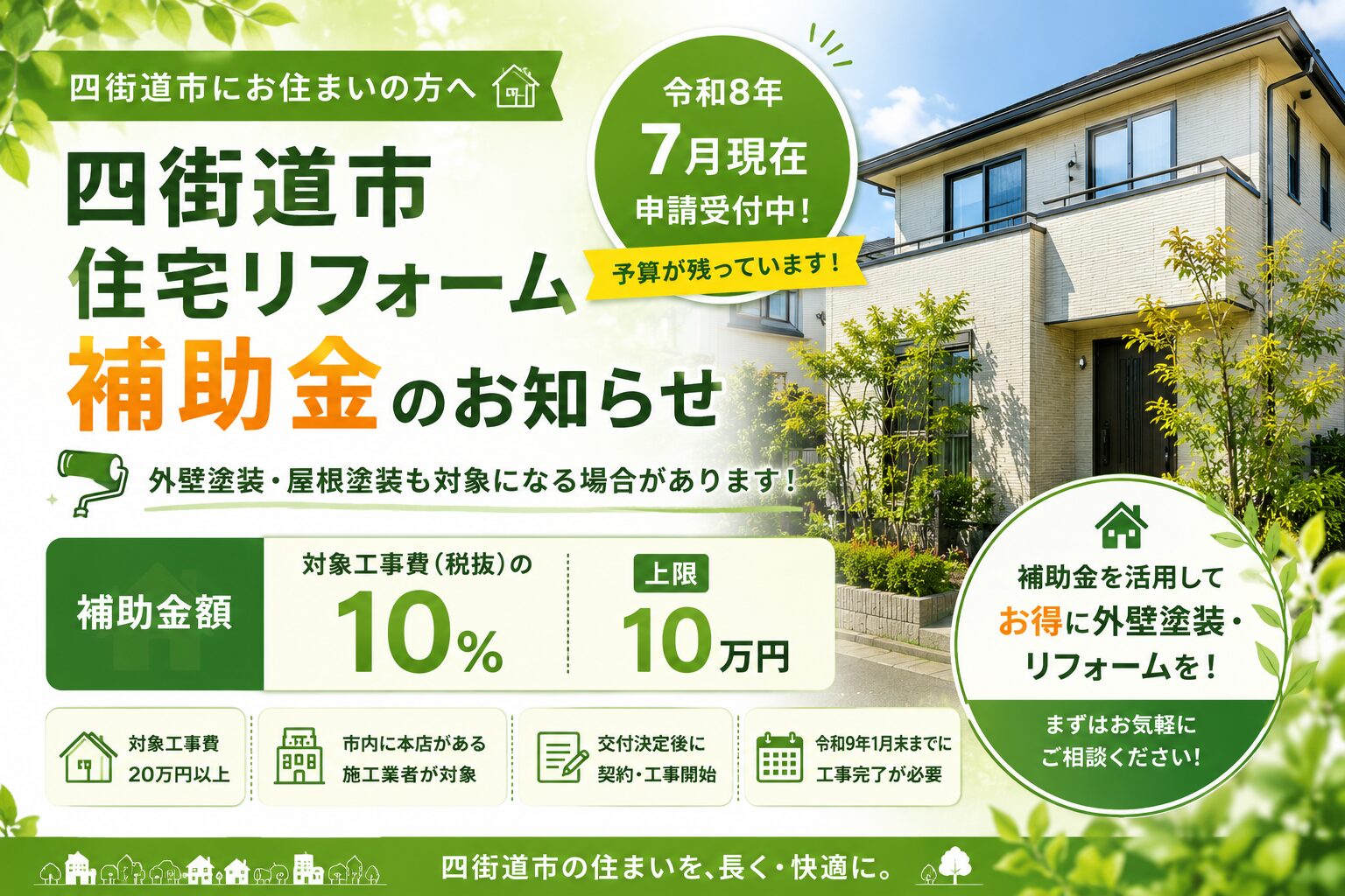 Exterior Wall Painting Subsidy